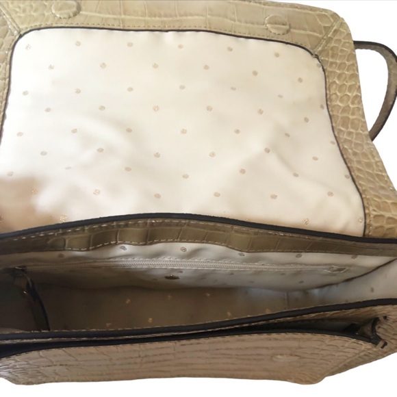 kate spade Essex Scout Cambridge Embossed Tan  Leather Crossbody PXRU2798 - Picture 11 of 16